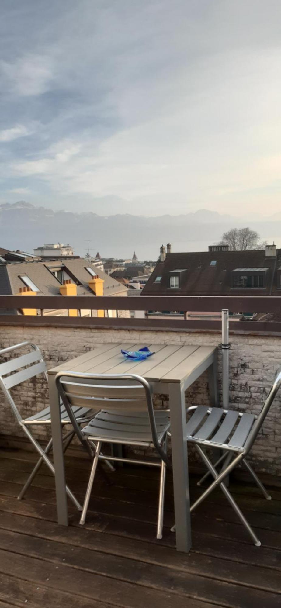 Apartmán Beauregard Attique Лозана Exteriér fotografie